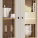 Cristaleira 2 Portas 2 Gavetas Liz Off White Nature Henn