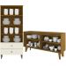 Cristaleira Liz E Buffet Quartzo Para Sala Off White Nature Henn