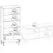 Cristaleira Liz E Buffet Quartzo Para Sala Off White Nature Henn