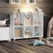 Estante Organizador Multiuso 6 Nichos para Decoração - Aquarela Branco HP