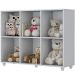 Estante Organizador Multiuso 6 Nichos para Decoração - Aquarela Branco HP