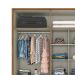 Guarda-Roupa Casal Belmon 6 Portas 6 Gavetas Nature e Off White