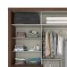 Guarda-Roupa Casal Parma 2 Portas 4 Gavetas Castanho