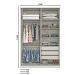Guarda-Roupa Casal Predileto 2 Portas 3 Gavetas Areia