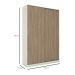 Guarda-Roupa Casal Predileto 2 Portas 3 Gavetas Areia e Jequitibá
