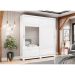 Guarda-Roupa Casal com Espelho Turin Flex 2 Portas 3 Gavetas Branco