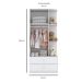 Guarda-Roupa Infantil Amarelinha 2 Portas 2 Gavetas Branco
