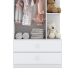 Guarda-Roupa Infantil Amarelinha 2 Portas 2 Gavetas Branco