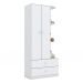 Guarda-Roupa Infantil Amarelinha 2 Portas 2 Gavetas Branco