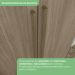 Guarda Roupa Modulado 1 Porta 241x40 cm Seletto Areia Jequitiba Henn