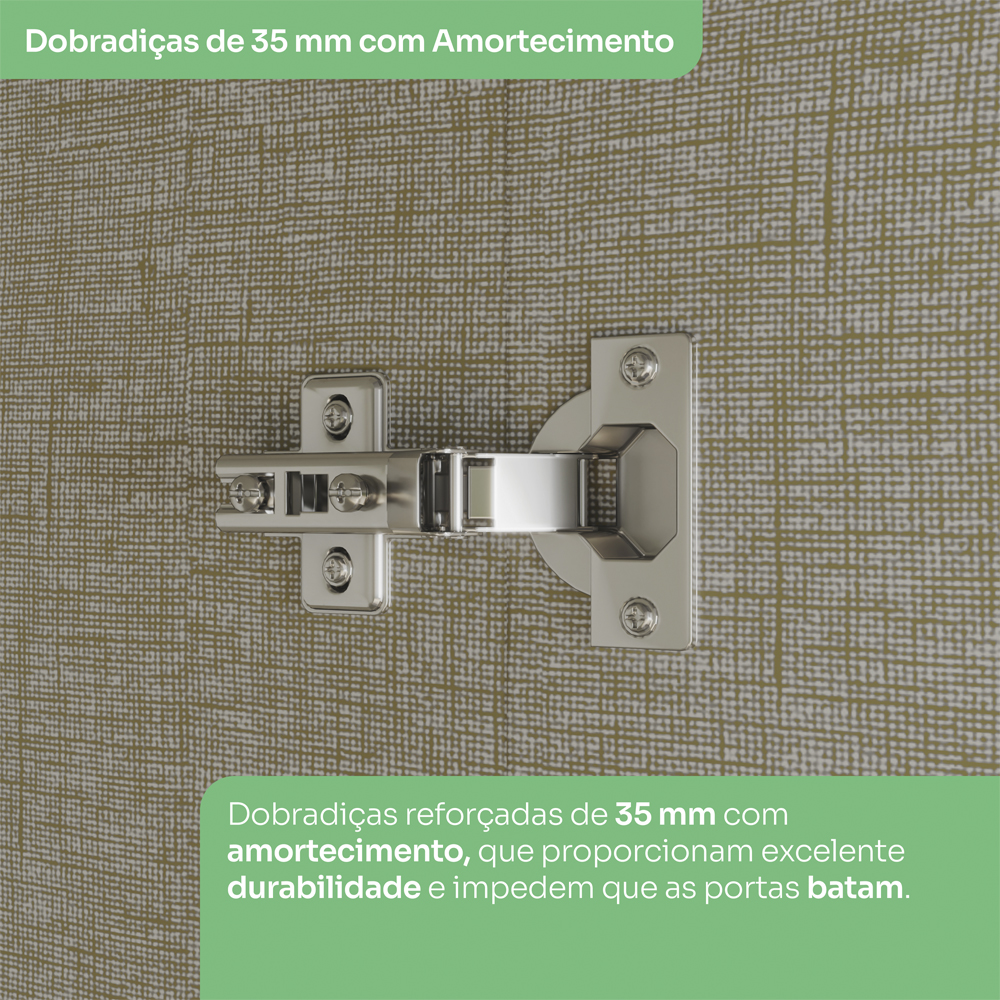 Guarda Roupa Modulado 1 Porta 241x40 cm Seletto Areia Jequitiba Henn