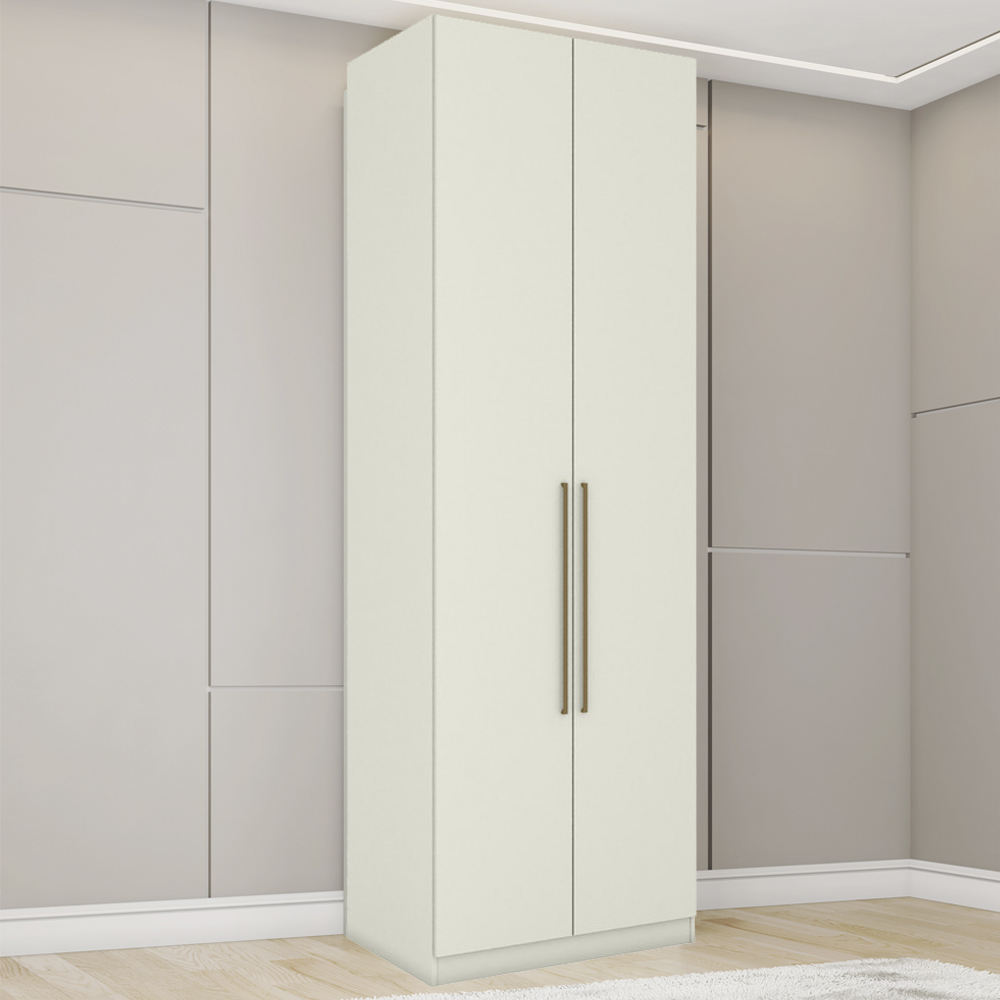 Guarda Roupa Modulado 2 Portas 241x80 cm Seletto Areia Henn
