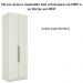 Guarda Roupa Modulado 2 Portas 241x80 cm Seletto Areia Henn