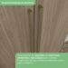 Guarda Roupa Modulado 2 Portas 241x80 cm Seletto Areia Jequitiba Henn