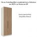 Guarda Roupa Modulado 2 Portas 241x80 cm Seletto Areia Jequitiba Henn
