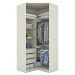 Guarda Roupa Modulado Canto Closet Seletto 2 Portas Areia/Jequitibá - Móveis Henn