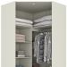 Guarda Roupa Modulado Canto Closet Seletto 2 Portas Areia/Jequitibá - Móveis Henn