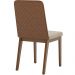Kit 2 Cadeiras Estofadas Pietra Corano Caramelo Suede Creme Henn