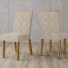 Kit 2 Cadeiras Estofadas Sala De Jantar Vita Suede Linho Henn