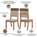 Kit 2 Cadeiras Milla Plus Corano Caramelo Suede Creme Henn