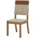 Kit 2 Cadeiras Milla Plus Corano Caramelo Suede Creme Henn