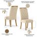 Kit 2 Cadeiras Sala De Jantar Bella Suede Linho Henn