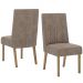 Kit 2 Cadeiras Sala De Jantar Eloa Suede Cacao Henn