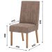 Kit 2 Cadeiras Sala De Jantar Eloa Suede Cacao Henn