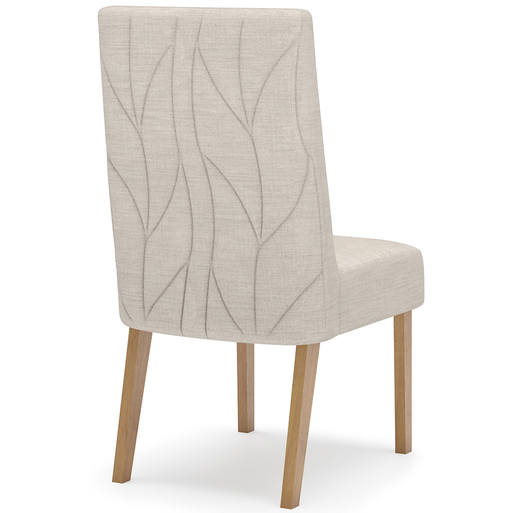 Kit 2 Cadeiras Sala De Jantar Eloa Suede Linho Henn