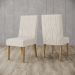 Kit 2 Cadeiras Sala De Jantar Eloa Suede Linho Henn