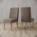 Kit 2 Cadeiras Sala De Jantar Eloa Suede Marrom Amendoa Henn