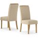 Kit 2 Cadeiras Sala De Jantar Malu Suede Linho Henn