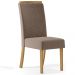Kit 2 Cadeiras Sala De Jantar Malu Suede Marrom Amendoa Henn