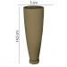 Kit 5 Pes Conico Regulaveis Para Cozinha Americana O945 Bronze Henn