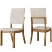 Kit com 02 Cadeiras de Jantar Milla Nature / Linho