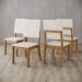 Kit com 4 Cadeiras de Jantar Milla Nature / Linho