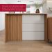 Mesa Bancada Gourmet 146x101 cm Requinte Nature Areia Henn