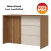 Mesa Bancada Gourmet 146x101 cm Requinte Nature Areia Henn