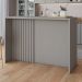 Mesa Bancada Gourmet MDF 146x101 cm C630 Americana Cinza Henn