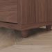 Mesa De Cabeceira 2 Gavetas 48 cm Campeche Castanho Henn