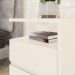 Mesa De Cabeceira 2 Gavetas 48 cm Campeche Off White Henn