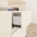 Mesa De Cabeceira 2 Gavetas 48 cm Campeche Off White Henn