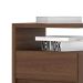 Mesa de Cabeceira Lacy 2 Gavetas Castanho