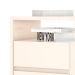 Mesa de Cabeceira Lacy 2 Gavetas Off White
