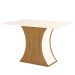 Mesa de Jantar 4 Lugares 120cm - Luiza Nature / Off White