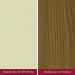 Mesa de Jantar Orus 4 Lugares com Tampo de MDF e Canto Reto 120x80 Nature/Nature/Off White - Móveis Henn