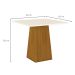 Mesa de Jantar Quadrada Sarah Off White e Nature 90 cm
