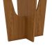 Mesa de Jantar Retangular Danielly Off White e Nature 160 cm