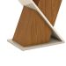 Mesa de Jantar Retangular Fiorella Off White e Nature 160 cm