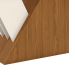 Mesa de Jantar Retangular Lucena II Off White e Nature 160 cm